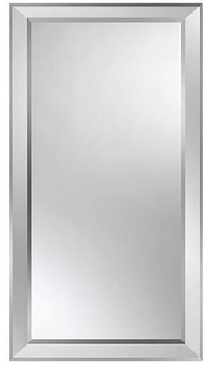 Zrcadlo 80 x 140 cm zdobené fazeta lišta OHIO